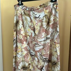 Philosophy floral midi skirt Large NWT